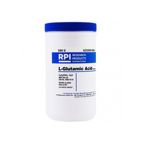 Rpi L-Glutamic Acid, Potassium Salt, 500 G G25200-500.0